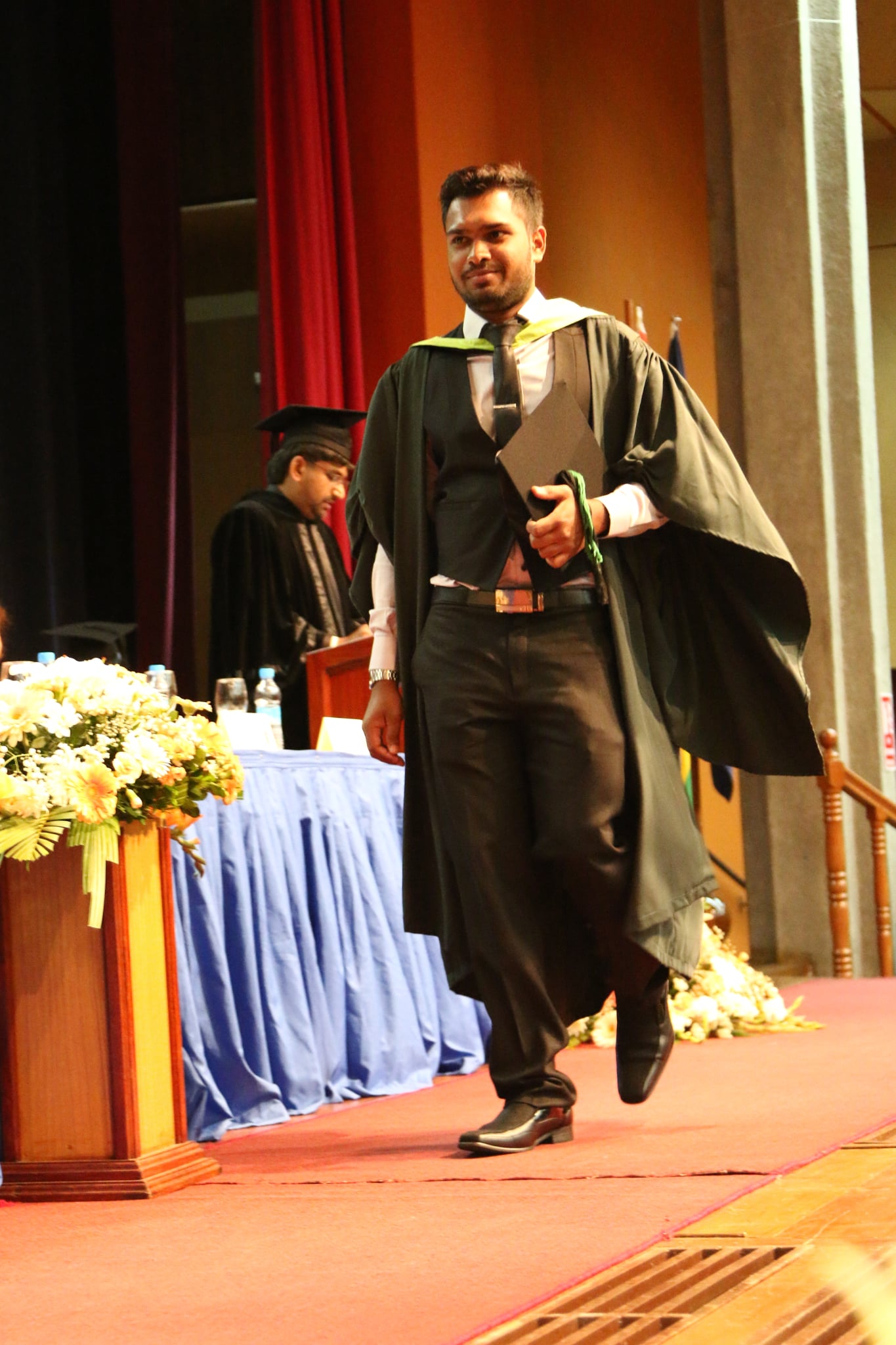 Nawfal at his graduation